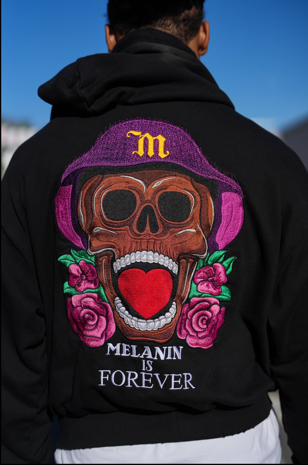 Melanin is Forever Onyx Hoodie