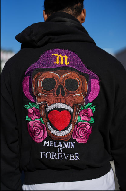 Melanin is Forever Onyx Hoodie